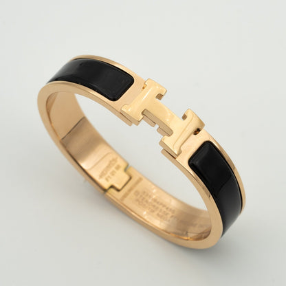 [CharmAmor]H BLACK BRACELET