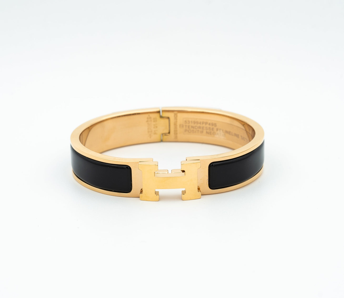 [CharmAmor]H BLACK BRACELET