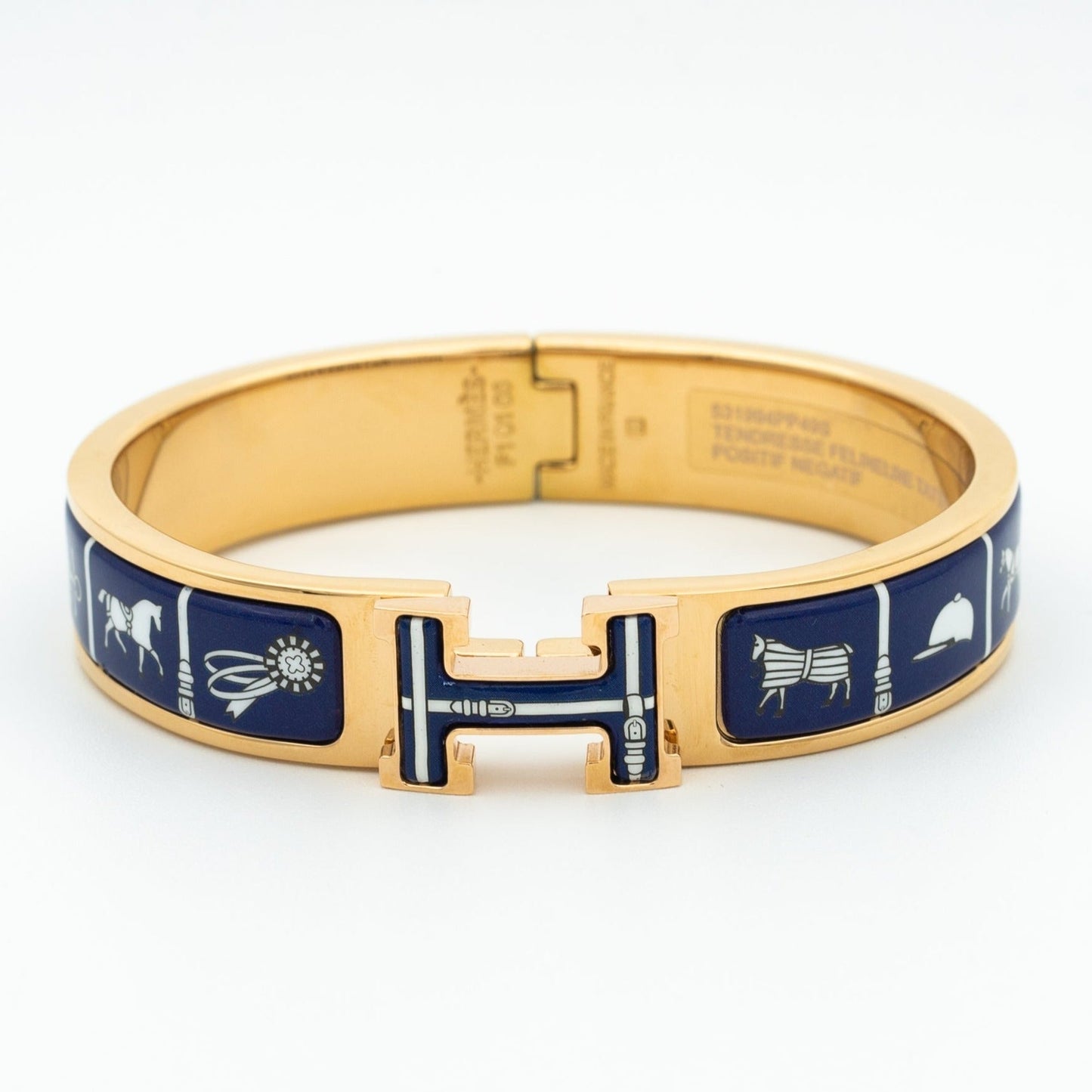 [CharmAmor]H BRACELET BLUE CERAMIC