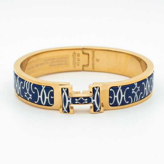 [CharmAmor]H BRACELET BLACK MULTICOLOR
