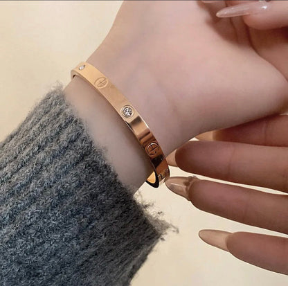 [CharmAmor]2026 RAINBOW LOVE BRACELET 6.1MM  10 DIAMONDS