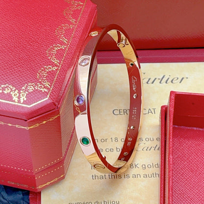 [CharmAmor]2026 RAINBOW LOVE BRACELET 6.1MM  10 DIAMONDS