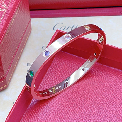 [CharmAmor]2026 RAINBOW LOVE BRACELET 6.1MM  10 DIAMONDS