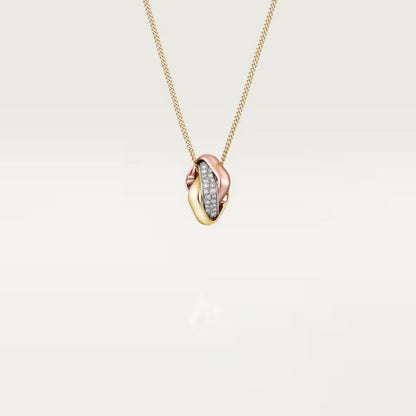 [CharmAmor]TRINITY CUSHION NECKLACE COLLECTION