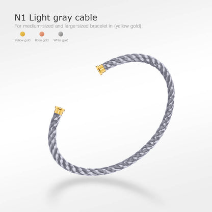 [CharmAmor]FORCE SERIES BRACELET CABLES 50 CHOICES (DIY SELECTION)