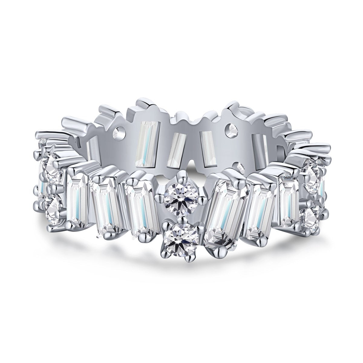 [CharmAmor]Delicate Multi Shape Tennis Ring