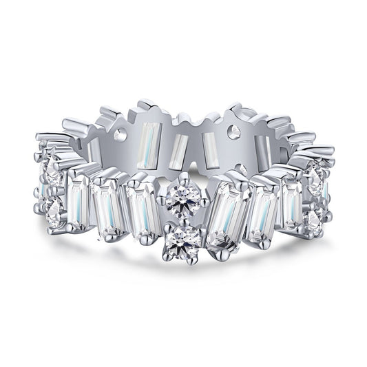 [CharmAmor]Delicate Multi Shape Tennis Ring