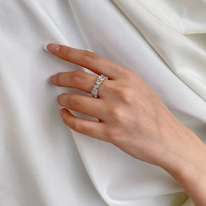 [CharmAmor]Delicate Multi Shape Tennis Ring
