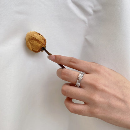 [CharmAmor]Delicate Multi Shape Tennis Ring