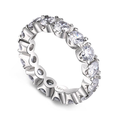 [CharmAmor]Eternity Round Cut Tennis Ring