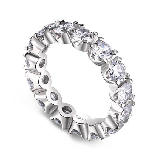 [CharmAmor]Eternity Round Cut Tennis Ring