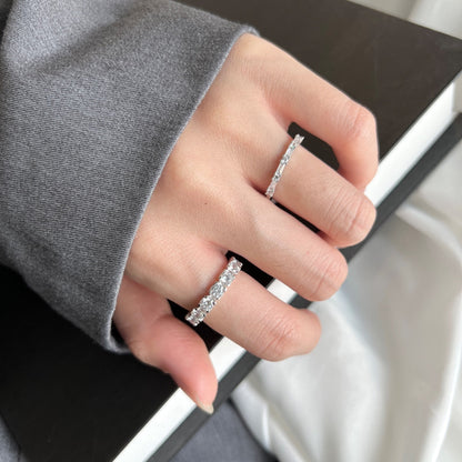 [CharmAmor]Eternity Round Cut Tennis Ring