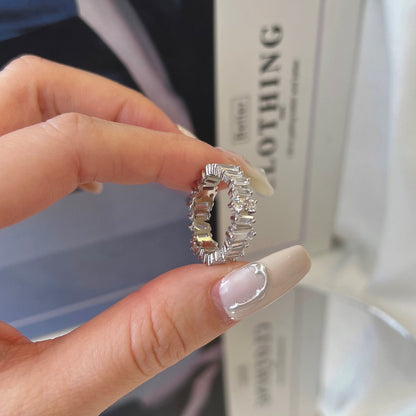 [CharmAmor]Delicate Multi Shape Tennis Ring