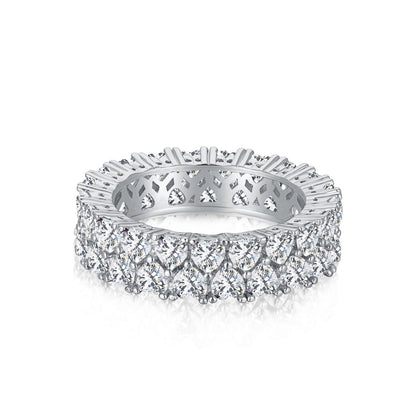 [CharmAmor]Sparkling Full Heart Ring