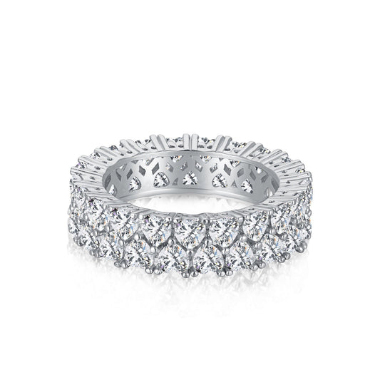 [CharmAmor]Sparkling Full Heart Ring