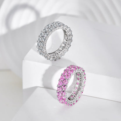 [CharmAmor]Sparkling Full Heart Ring