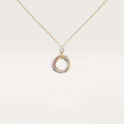 [CharmAmor]TRINITY  NECKLACE 1 DIAMOND