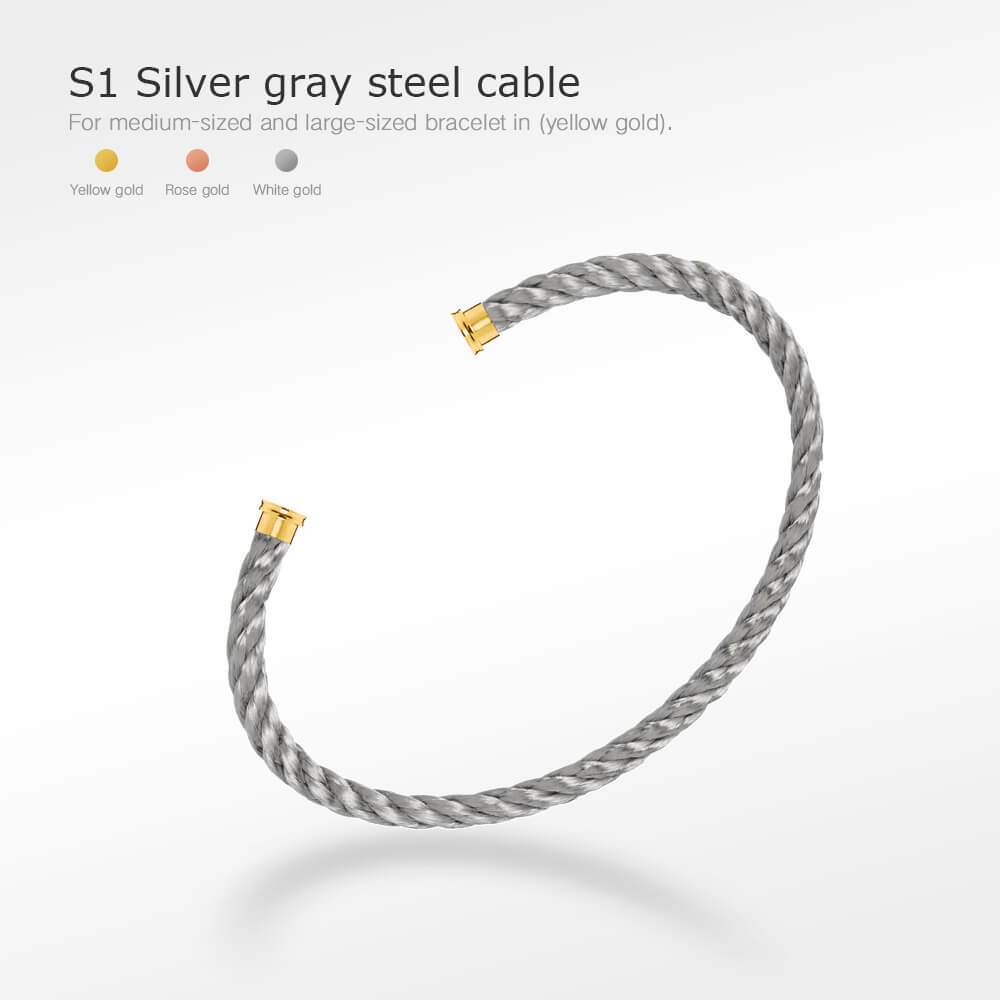 [CharmAmor]FORCE SERIES BRACELET CABLES 50 CHOICES (DIY SELECTION)