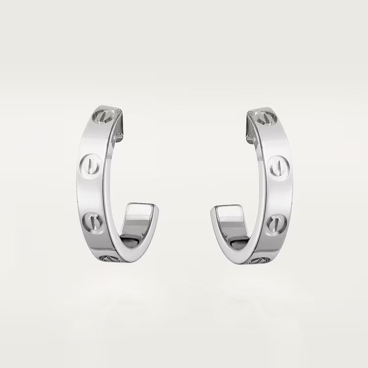 [CharmAmor]LOVE EARRINGS 2.65 MM NO DIAMOND SMALL