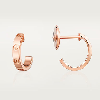 [CharmAmor]LOVE EARRINGS 2.65 MM NO DIAMOND SMALL