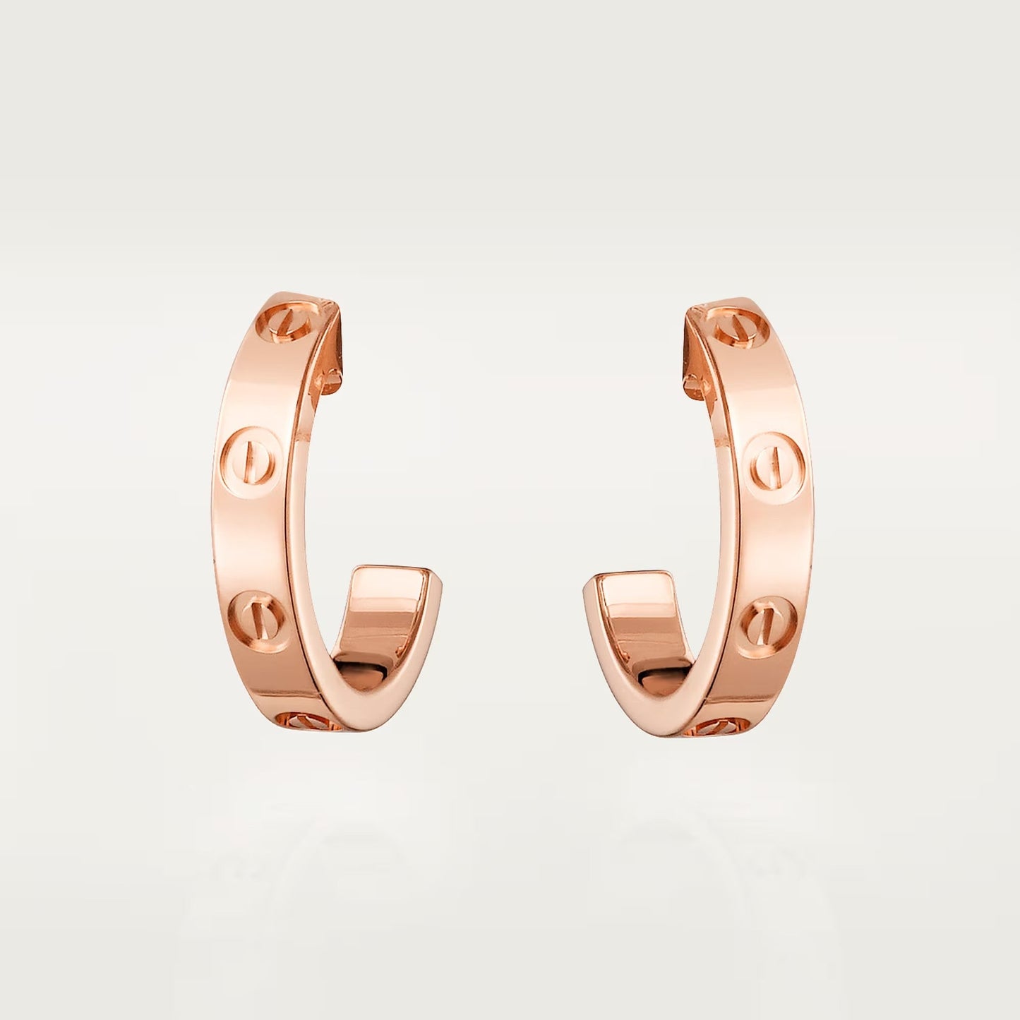 [CharmAmor]LOVE EARRINGS 2.65 MM NO DIAMOND SMALL