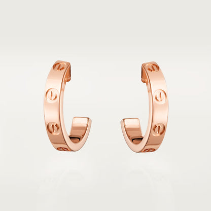 [CharmAmor]LOVE EARRINGS 2.65 MM NO DIAMOND SMALL