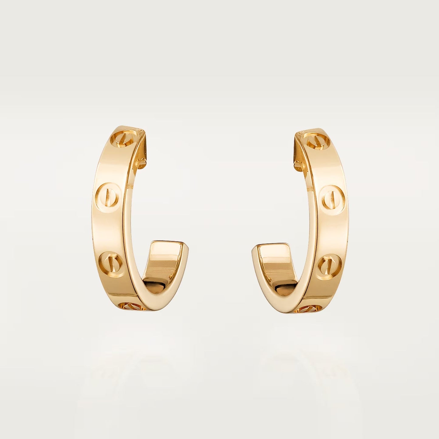 [CharmAmor]LOVE EARRINGS 2.65 MM NO DIAMOND SMALL