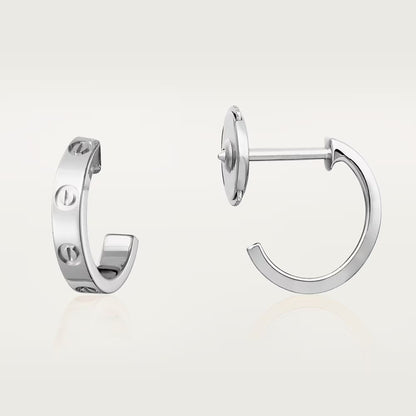 [CharmAmor]LOVE EARRINGS 2.65 MM NO DIAMOND SMALL