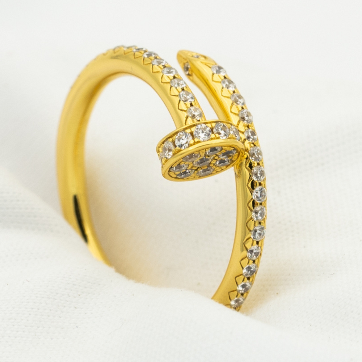 [CharmAmor]JUSTE RING 1.8MM GOLD DIAMONDS