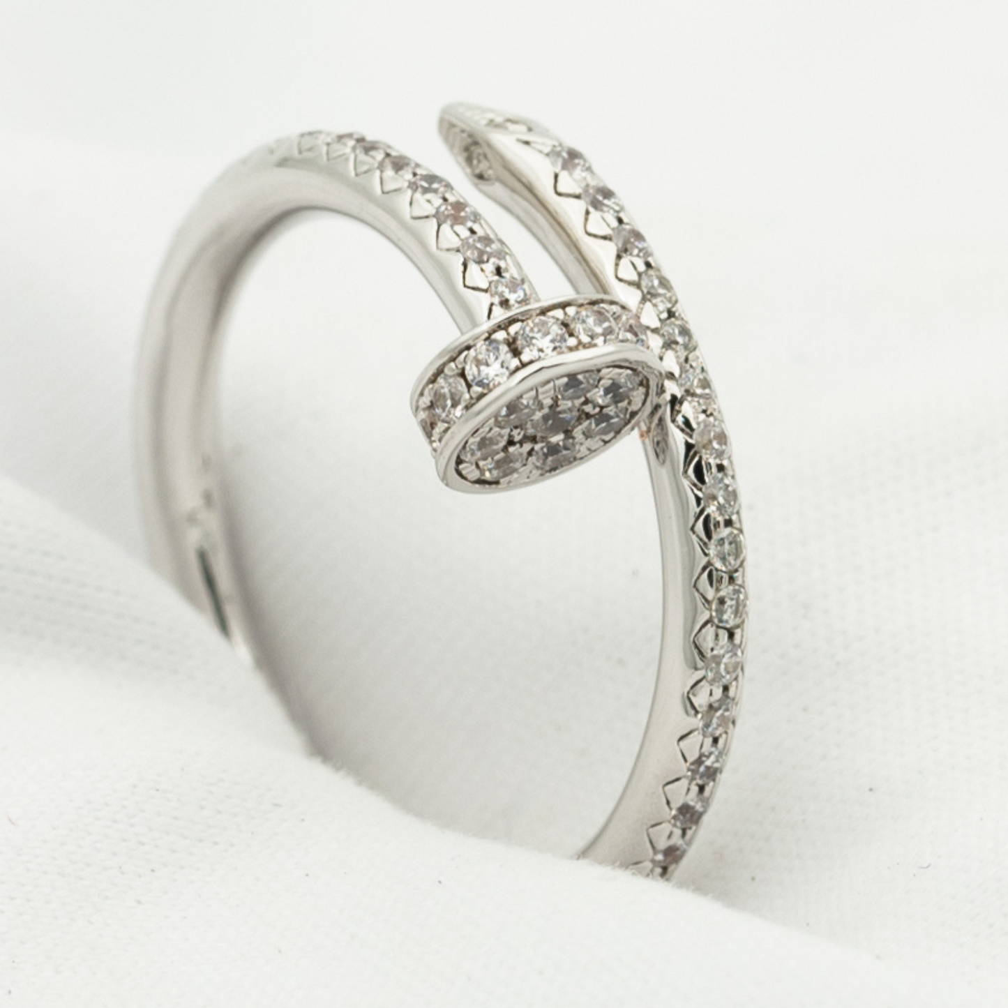 [CharmAmor]JUSTE RING 1.8MM SILVER DIAMONDS
