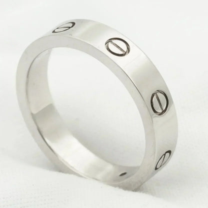 [CharmAmor]LOVE RING 4MM 1 DIAMOND SILVER