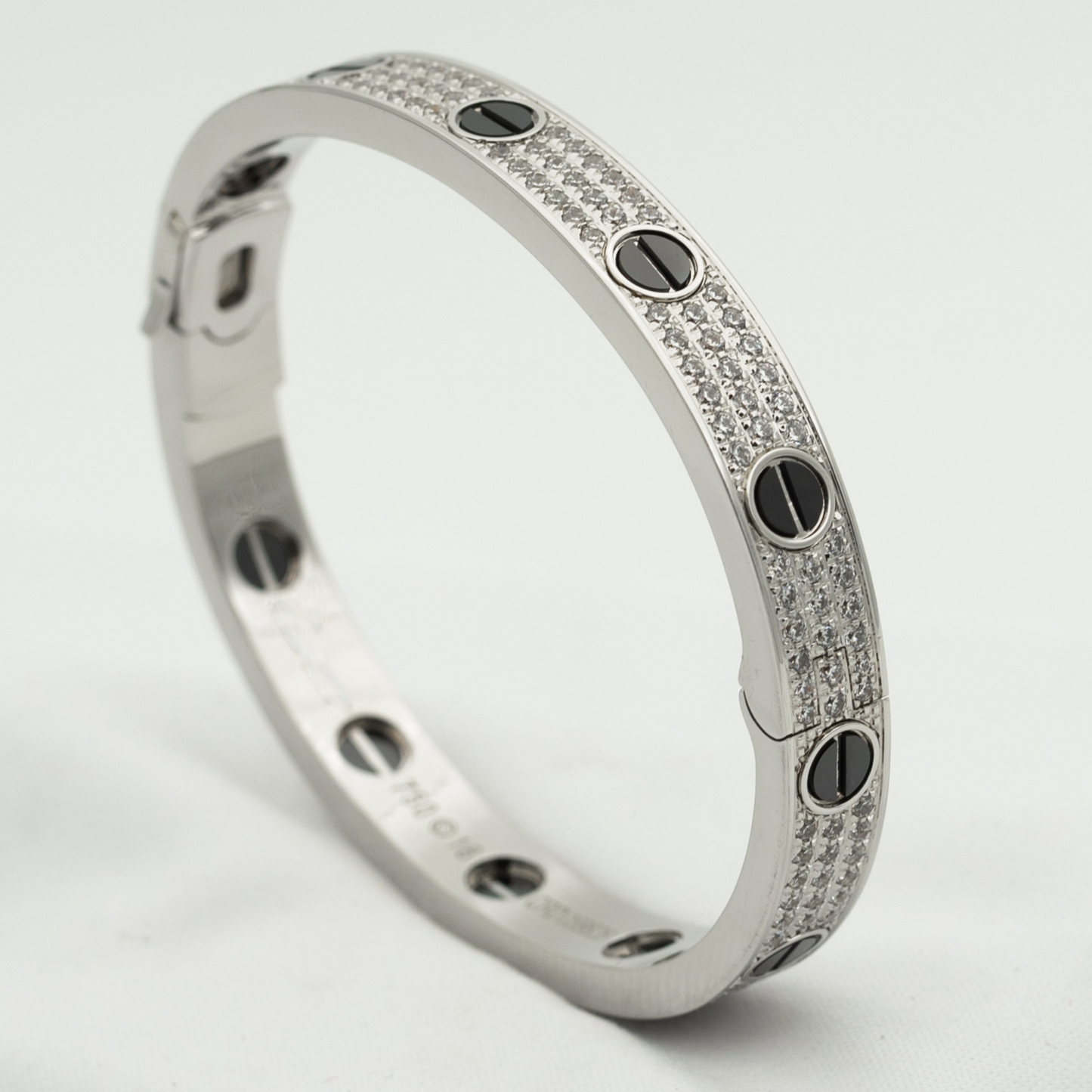 [CharmAmor]LOVE BRACELET 6.1MM DIAMOND-PAVED CERAMIC