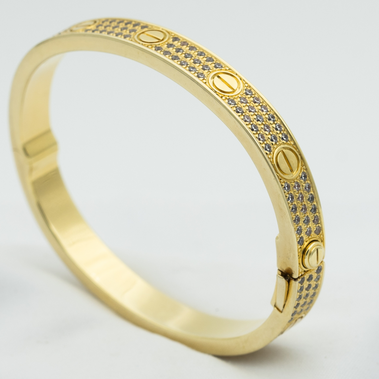 [CharmAmor]LOVE BRACELET 6.1MM DIAMOND-PAVED