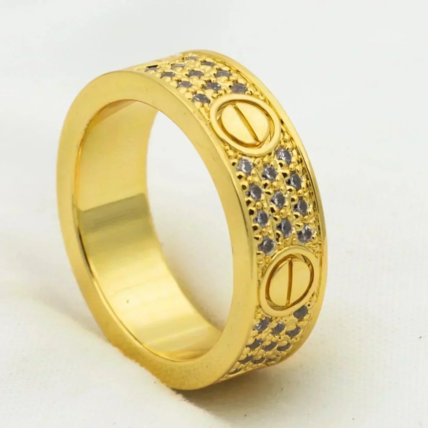 [CharmAmor]LOVE RING 5.5MM DIAMONDS PAVED