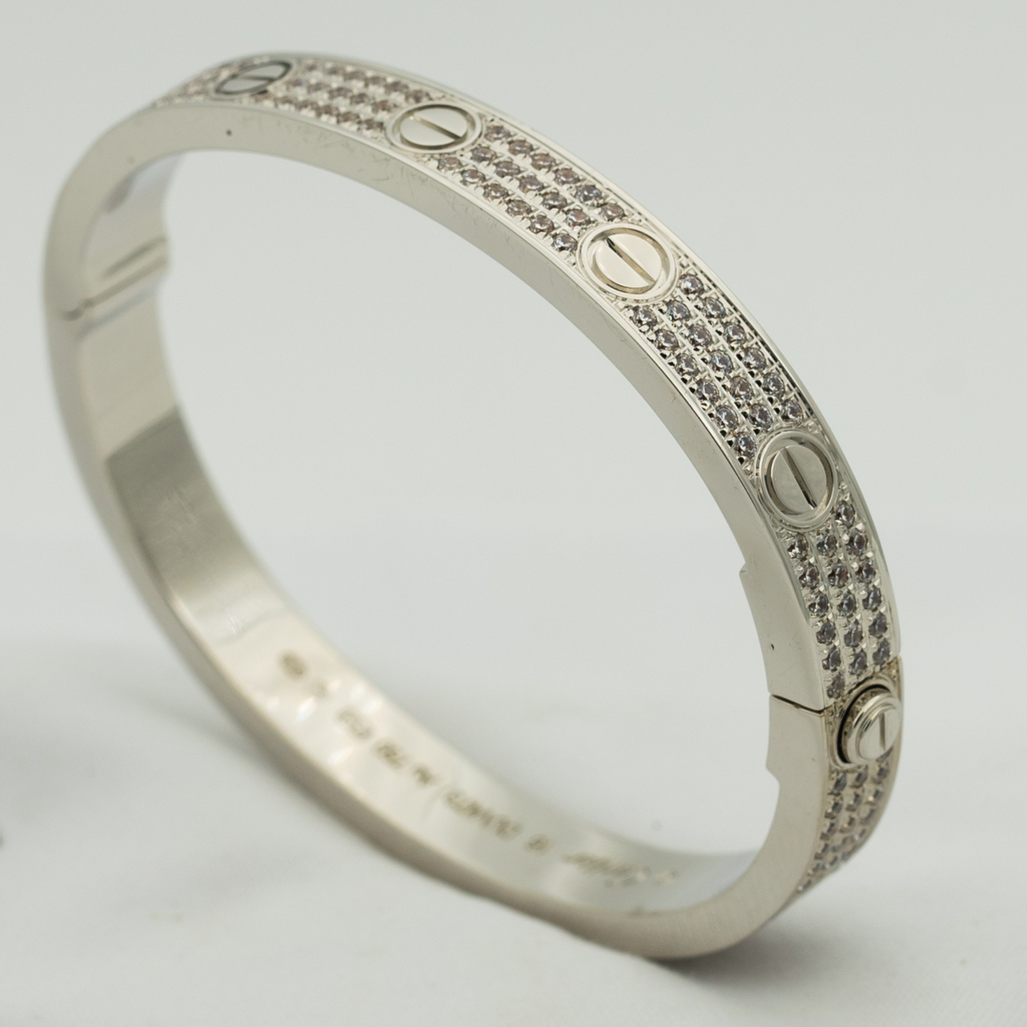 [CharmAmor]LOVE BRACELET 6.1MM DIAMOND-PAVED