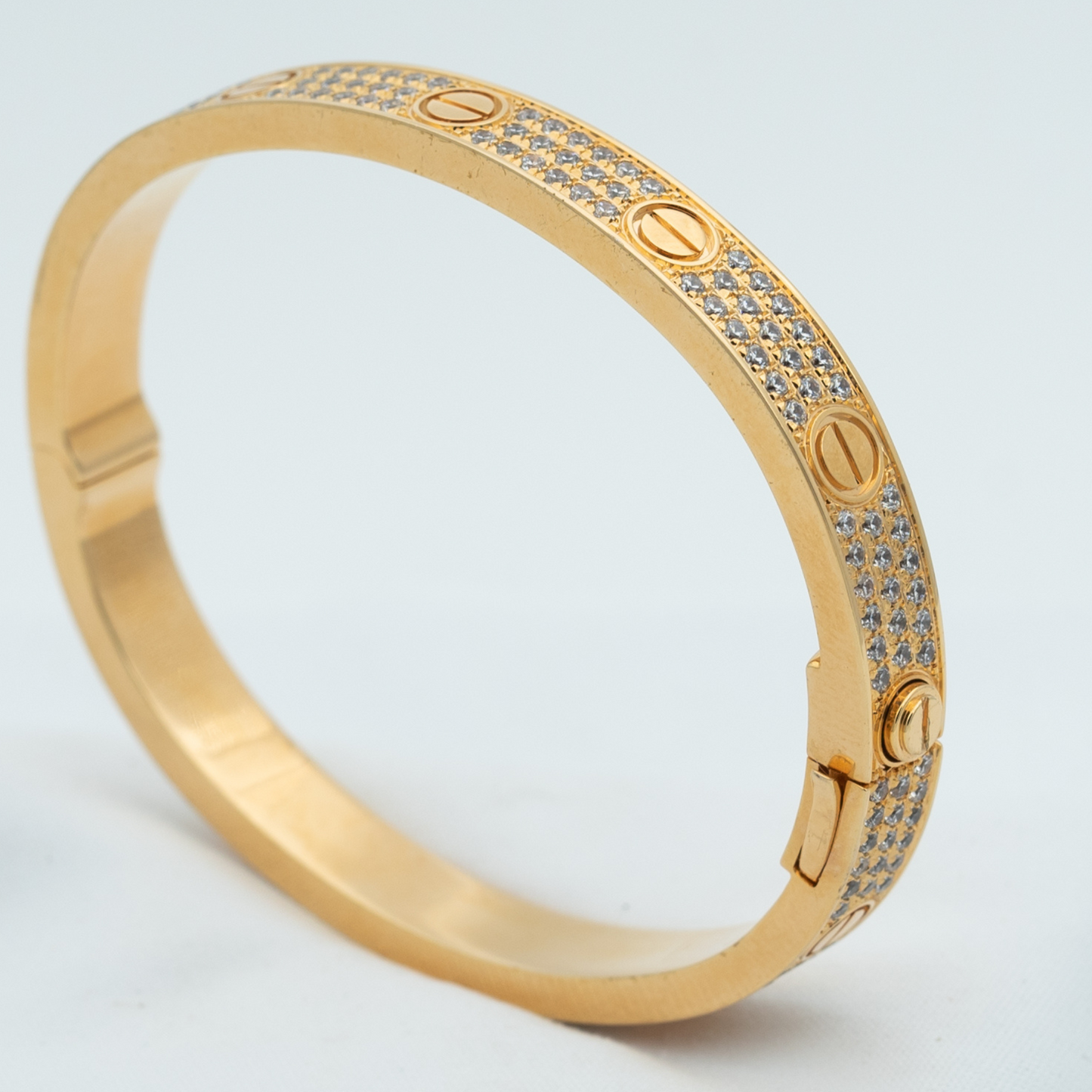 [CharmAmor]LOVE BRACELET 6.1MM DIAMOND-PAVED