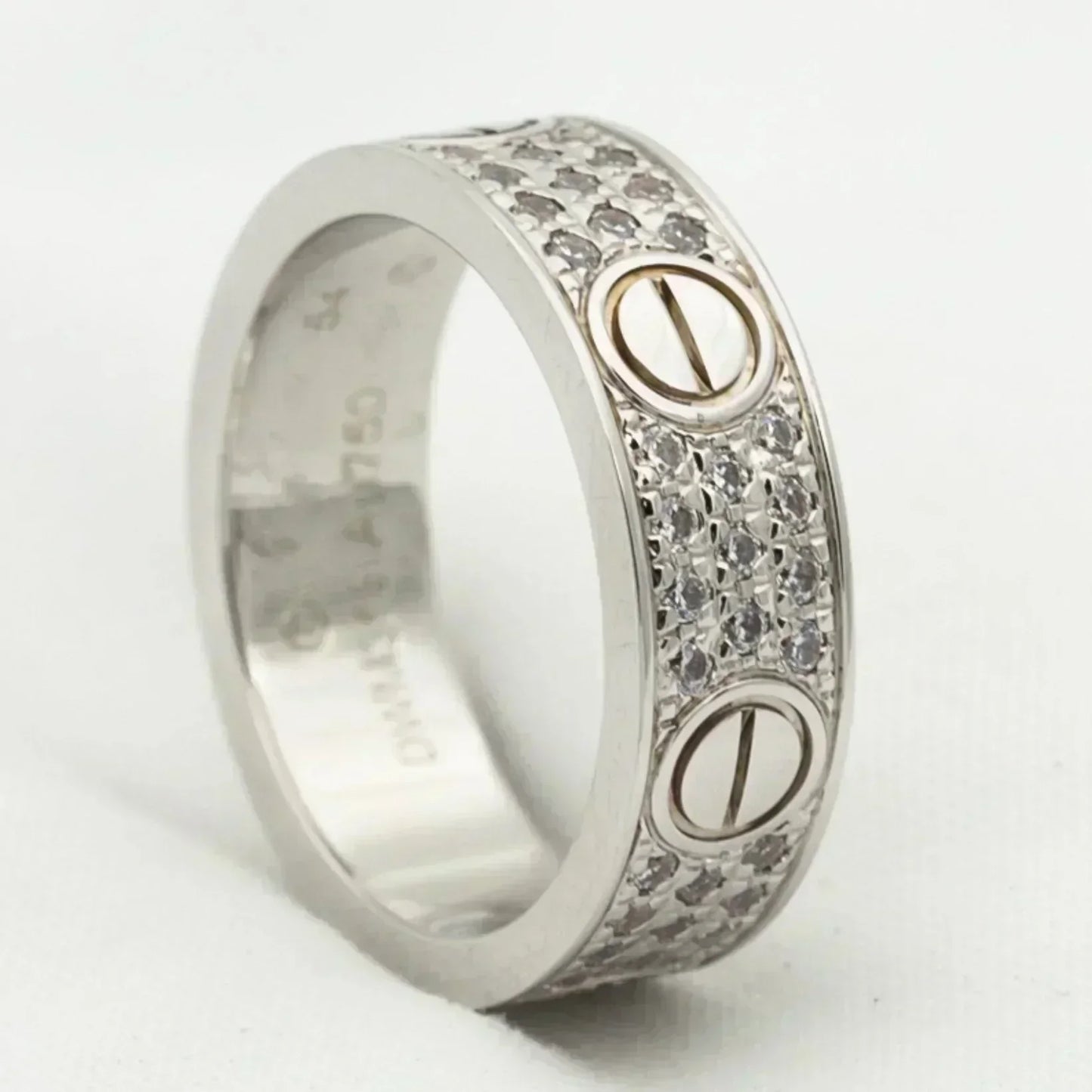 [CharmAmor]LOVE RING 5.5MM DIAMONDS PAVED