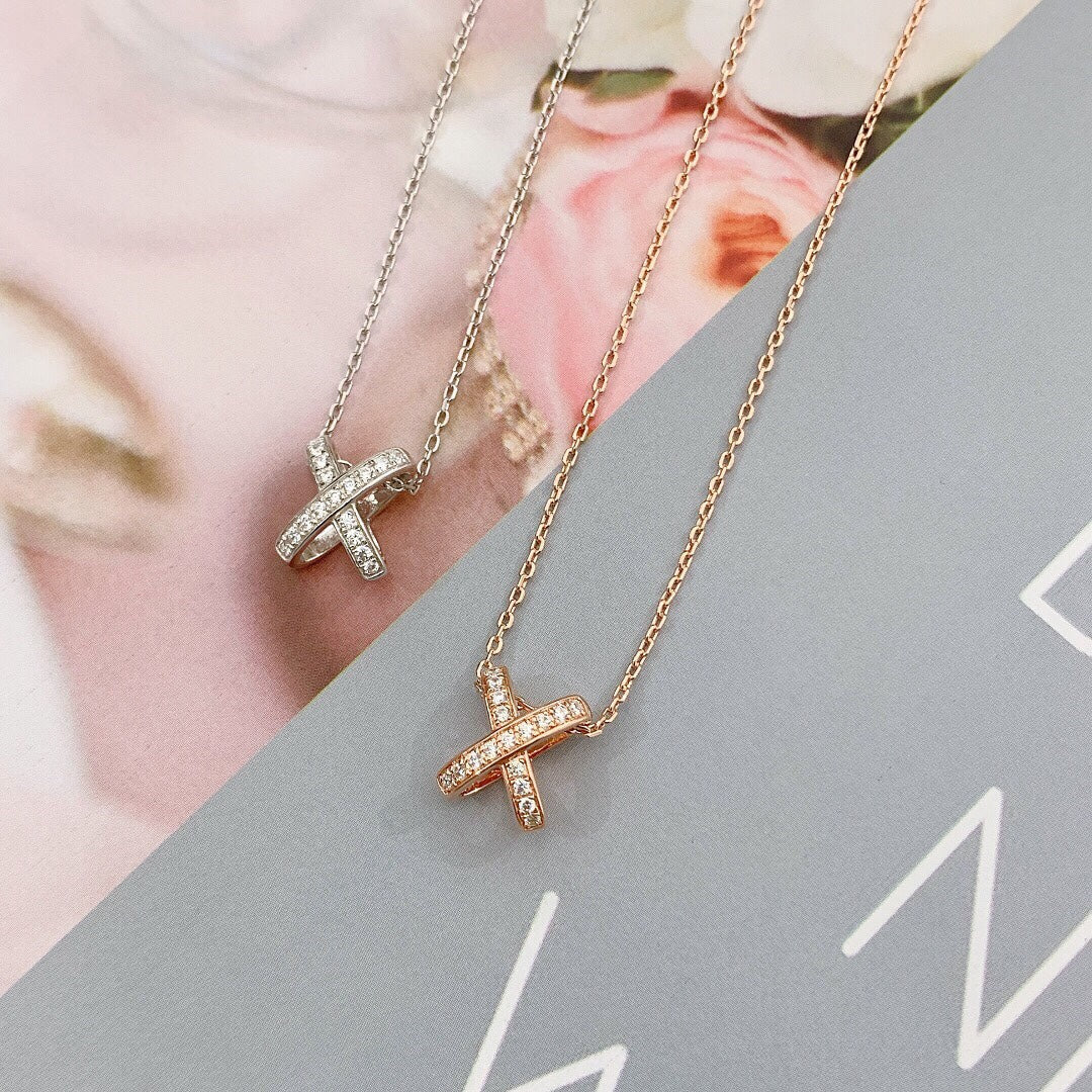 [CharmAmor]JEUX DE DIAMOND NECKLACE