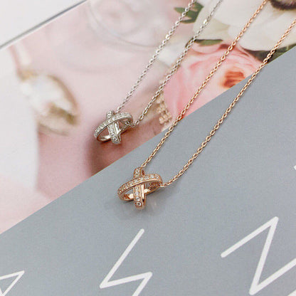 [CharmAmor]JEUX DE DIAMOND NECKLACE