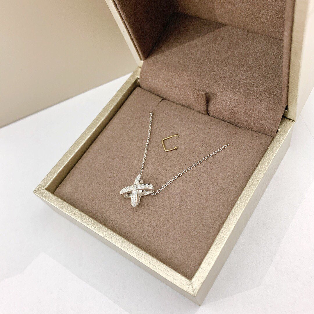 [CharmAmor]JEUX DE DIAMOND NECKLACE