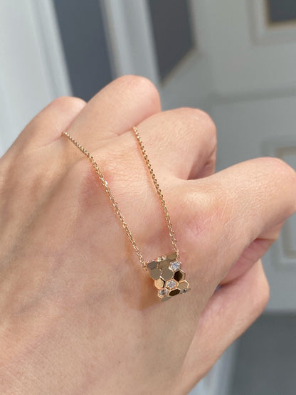 [CharmAmor]BEE LOVE DIAMOND NECKLACE