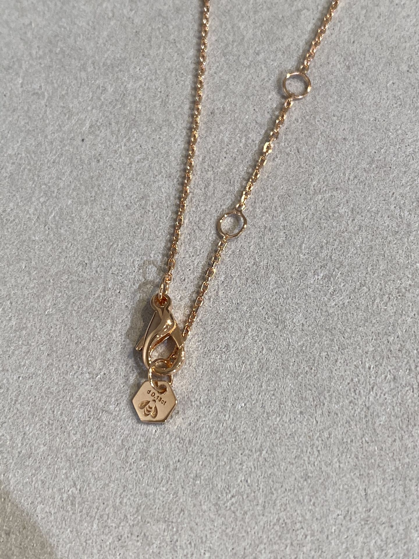 [CharmAmor]BEE LOVE DIAMOND NECKLACE
