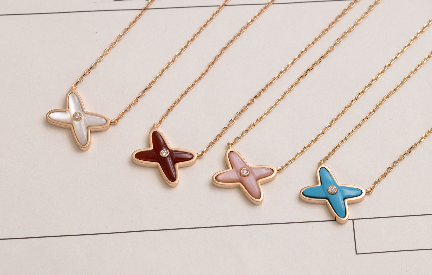 [CharmAmor]JEUX DE NECKLACE 1 DIAMOND