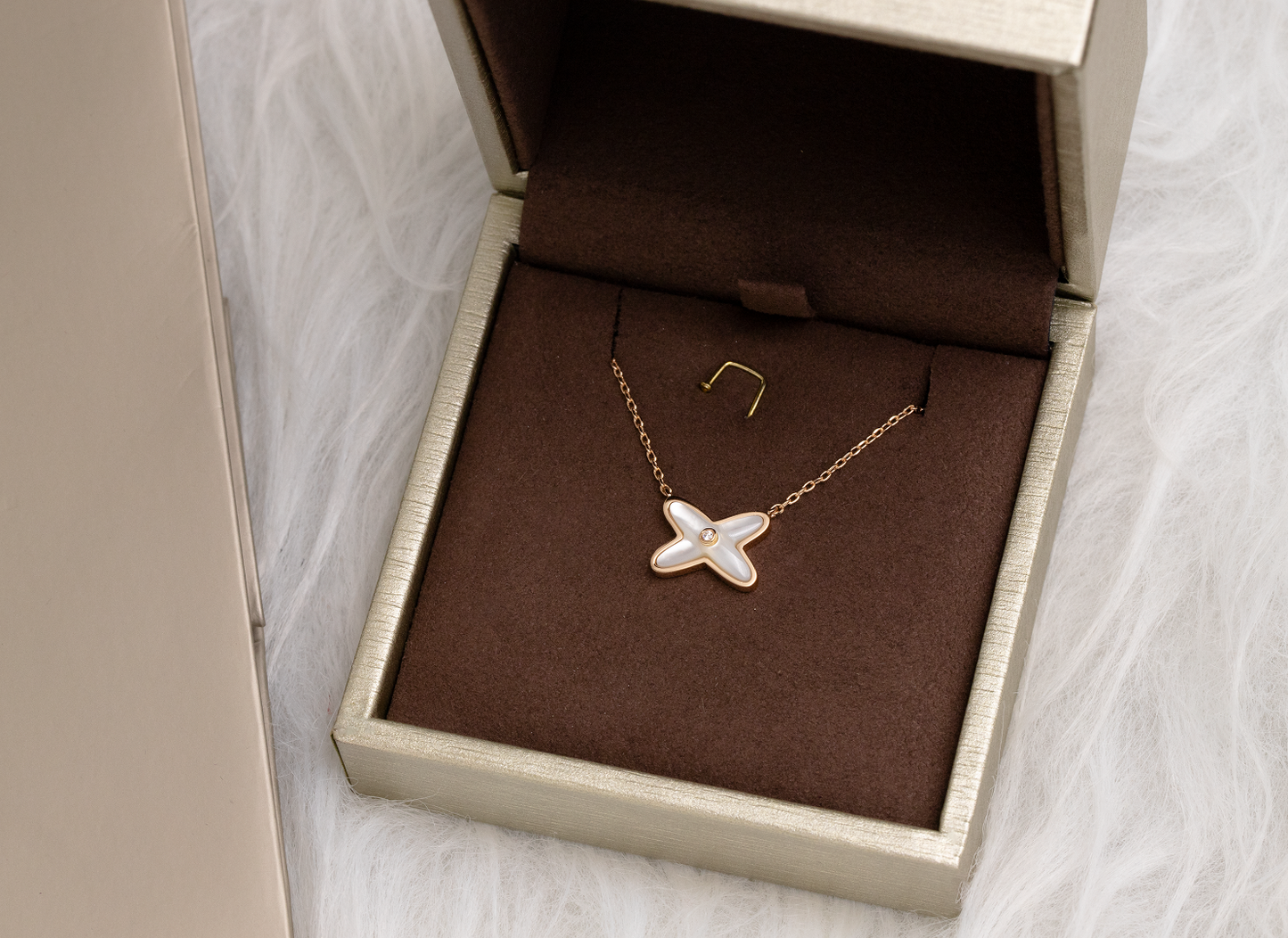 [CharmAmor]JEUX DE NECKLACE 1 DIAMOND