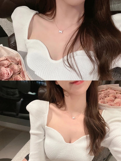 [CharmAmor]JEUX DE NECKLACE 1 DIAMOND