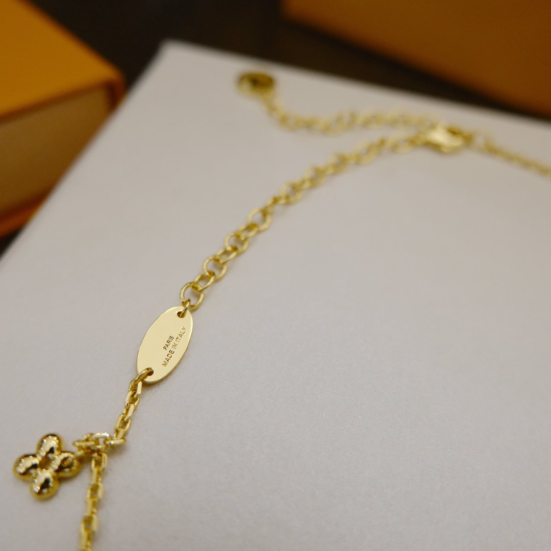 [CharmAmor]BLOOMING SUPPLE NECKLACE BRASS