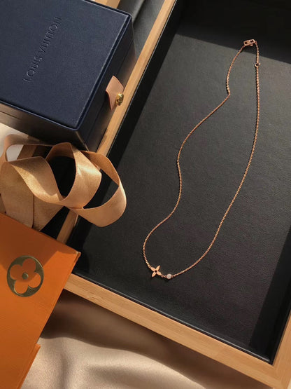 [CharmAmor]BLOSSOM PENDANT PINK GOLD AND DIAMOND