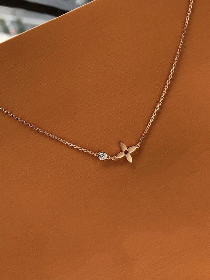 [CharmAmor]BLOSSOM PENDANT PINK GOLD AND DIAMOND