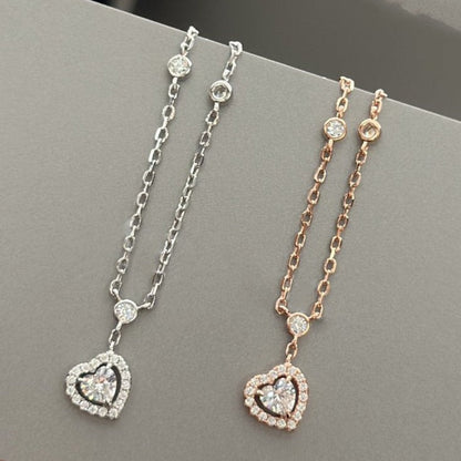 [CharmAmor]JOY HEART DIAMOND NECKLACE