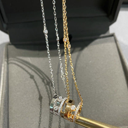 [CharmAmor]CHAIN MOVE ROMANE PEDAND NECKLACE